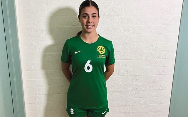 Erin Gordon at the recent Junior Matildas training camp in Adelaide. Erin Gordon at the recent Junior Matildas training camp in Adelaide.