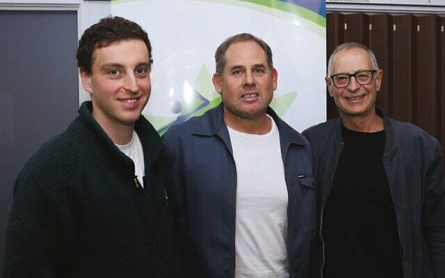 Award winners (from left) Marcus Frajman, Mark Roseman and Clive Aaron. Photo: Peter Haskin Award winners (from left) Marcus Frajman, Mark Roseman and Clive Aaron. Photo: Peter Haskin