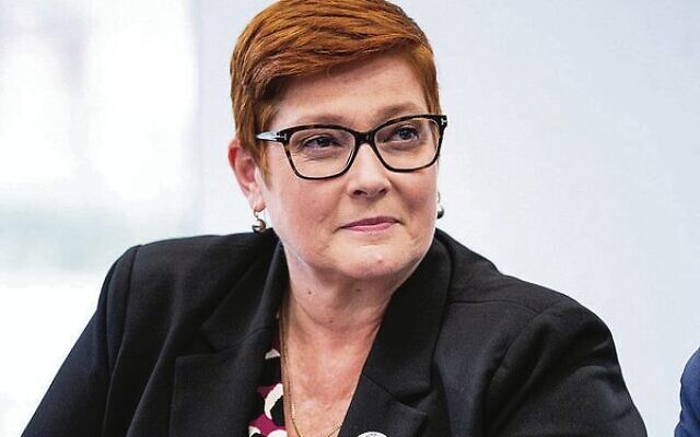 Marise Payne at Leibler Yavneh College. Photo: Ben Weinstein Marise Payne at Leibler Yavneh College. Photo: Ben Weinstein