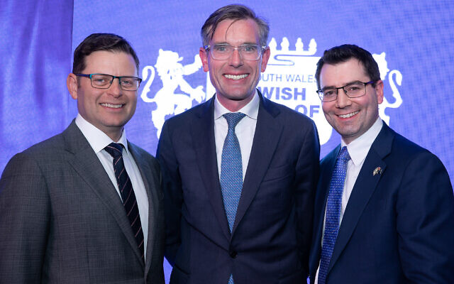 From left: Lesli Berger, Premier Dominic Perrottet, JBD CEO Darren Bark. Photo: Giselle Haber From left: Lesli Berger, Premier Dominic Perrottet, JBD CEO Darren Bark. Photo: Giselle Haber