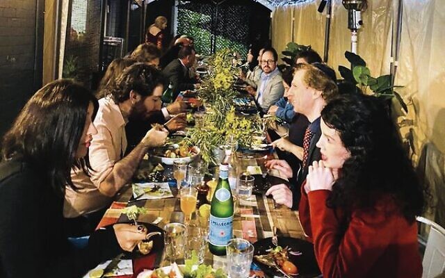 Singles dinner in full swing. Photo: Facebook Singles dinner in full swing. Photo: Facebook