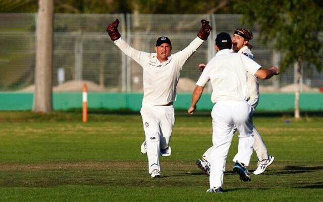 Australia's men's Maccabiah Games cricket captain, Maccabi-AJAX First XI wicketkeeper Jonathan Weinstock. Photo: Peter Haskin Australia's men's Maccabiah Games cricket captain, Maccabi-AJAX First XI wicketkeeper Jonathan Weinstock. Photo: Peter Haskin