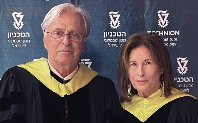 Robert and Ruth Magid after being conferred with their honorary doctorates. Robert and Ruth Magid after being conferred with their honorary doctorates.