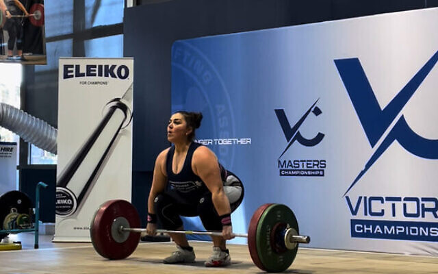 Leora Yates competing at the 2022 Victorian Masters Weightlifting Championships on June 25. Leora Yates competing at the 2022 Victorian Masters Weightlifting Championships on June 25.