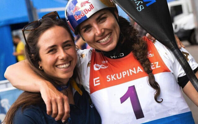 Noemie (left) and Jessica Fox in Prague last weekend for round one of the World Cup series. Noemie (left) and Jessica Fox in Prague last weekend for round one of the World Cup series.