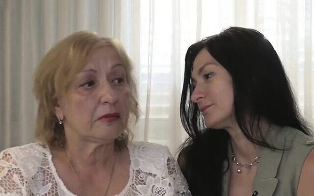 Tatiana Goldin and her mother Ludmila speak to Channel 12 news.
Photo: Screenshot Tatiana Goldin and her mother Ludmila speak to Channel 12 news.
Photo: Screenshot