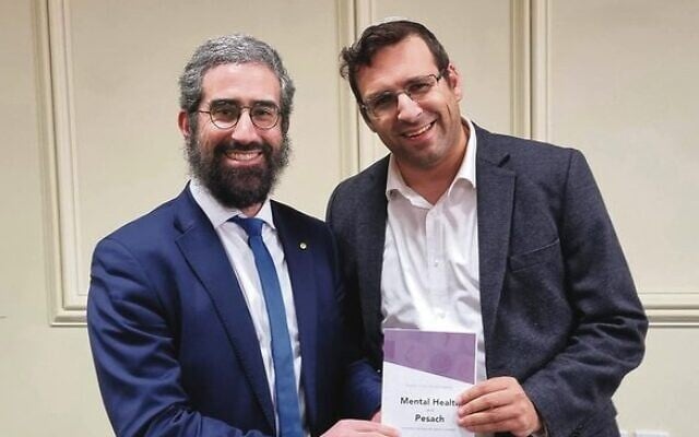 Rabbi Glasman (left) with Rabbi Yoni Rosensweig. Rabbi Glasman (left) with Rabbi Yoni Rosensweig.