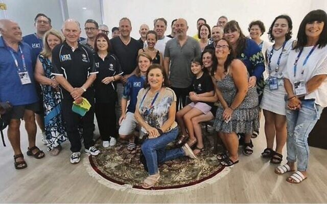 Members of Maccabi Life VIP Supporter's Mission. Members of Maccabi Life VIP Supporter's Mission.