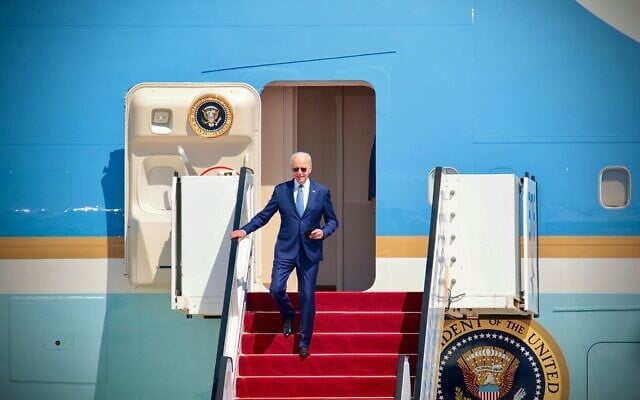US President Joe Biden arrives in Israel. US President Joe Biden arrives in Israel.