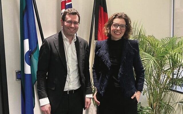 NSW JBD CEO Darren Bark met with Allegra Spender for the first time since she was elected as MP of Wentworth. NSW JBD CEO Darren Bark met with Allegra Spender for the first time since she was elected as MP of Wentworth.