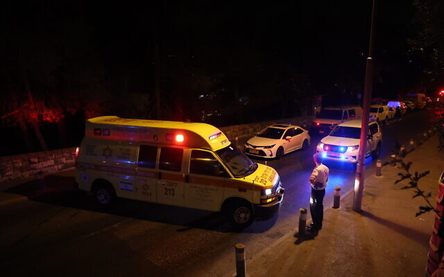 The Scene of a terror attack outside Jerusalem Old City, August 14,2022. Photo by Yonatan Sindel/Flash90 The Scene of a terror attack outside Jerusalem Old City, August 14,2022. Photo by Yonatan Sindel/Flash90