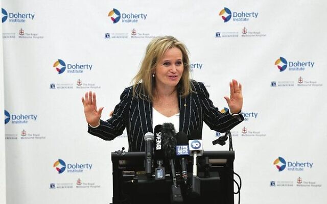 Doherty Institute director Professor Sharon Lewin is off to Israel next month. Photo: AAP Image/James Ross Doherty Institute director Professor Sharon Lewin is off to Israel next month. Photo: AAP Image/James Ross