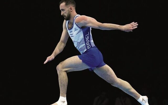 Artem Dolgopyat competing at the 2022 European Artistic Gymnastics Championships in Munich last week. Photo: Israel Gymnastics Federation Artem Dolgopyat competing at the 2022 European Artistic Gymnastics Championships in Munich last week. Photo: Israel Gymnastics Federation