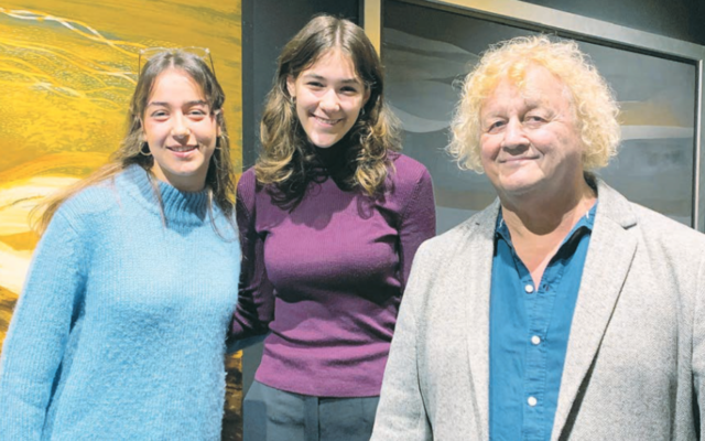 At the Parachute launch, from left, sisters Alex and Charley Cowen, and Andrew Fuller. At the Parachute launch, from left, sisters Alex and Charley Cowen, and Andrew Fuller.