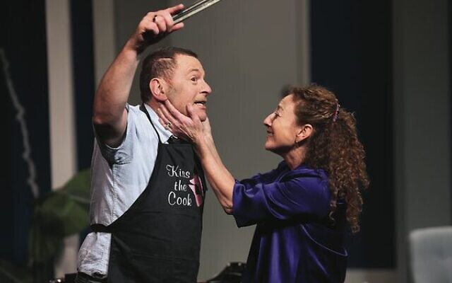 Joe Tigel and Natalie Shostak in The Importance of Being Jewish Joe Tigel and Natalie Shostak in The Importance of Being Jewish