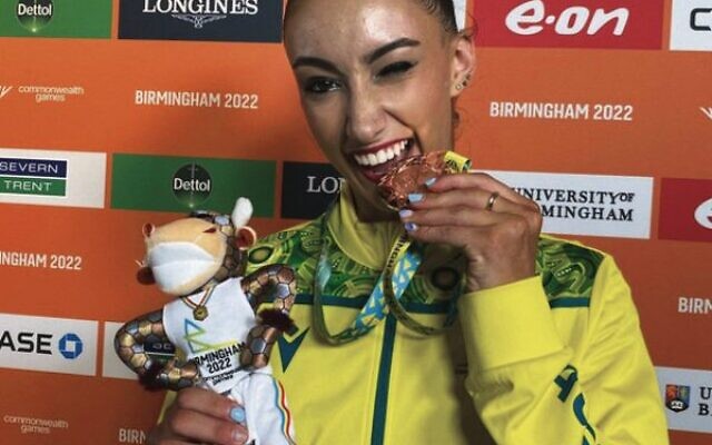 Alexandra Kiroi-Bogatyreva won gold, silver and bronze at the Commonwealth Games.
Photo: Instagram. Alexandra Kiroi-Bogatyreva won gold, silver and bronze at the Commonwealth Games.
Photo: Instagram.