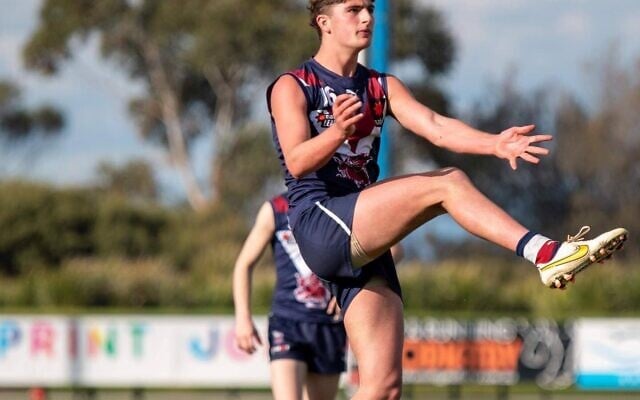 Sandringham Dragons NAB League Boys' star Harry Sheezel. Photo: Mark Shvartsman Sandringham Dragons NAB League Boys' star Harry Sheezel. Photo: Mark Shvartsman