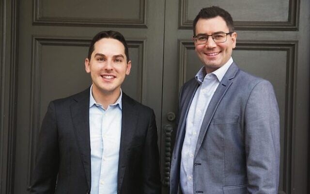 NSW JBD president David Ossip (left) and Darren Bark, who has resigned as CEO. Photo: Giselle Haber NSW JBD president David Ossip (left) and Darren Bark, who has resigned as CEO. Photo: Giselle Haber