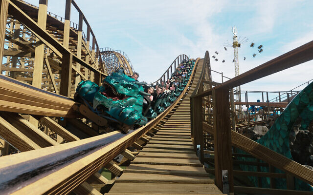 Sea World’s sprawling new ride, The Leviathan, is due to open soon. Sea World’s sprawling new ride, The Leviathan, is due to open soon.