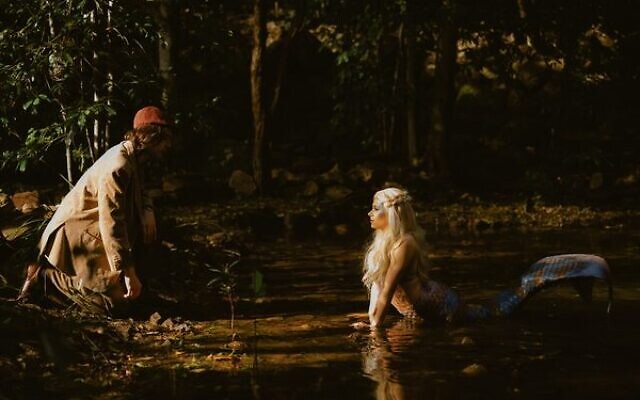Felix Staas stars and Edward Bloom and Rosalie Bryce as the Mermaid. Photo: Adam Egan Felix Staas stars and Edward Bloom and Rosalie Bryce as the Mermaid. Photo: Adam Egan