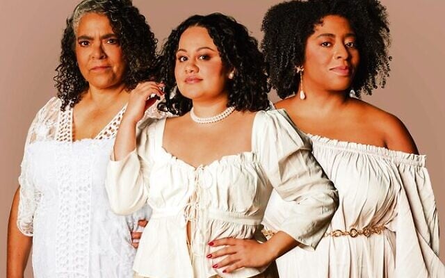 From left: Lisa Maza, Manali Datar and Cessalee Stovall all play Emilia. Photo: Pia Johnson From left: Lisa Maza, Manali Datar and Cessalee Stovall all play Emilia. Photo: Pia Johnson