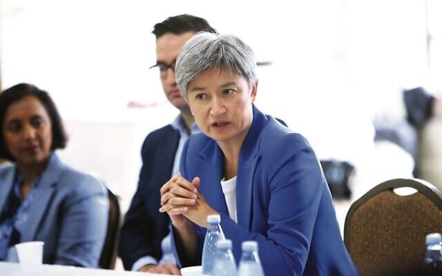 Foreign Minister Penny Wong has condemned the escalating violence in Israel.
Photo: Peter Haskin Foreign Minister Penny Wong has condemned the escalating violence in Israel.
Photo: Peter Haskin