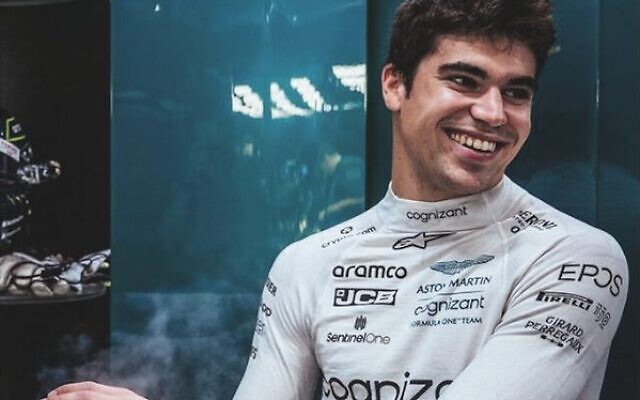 Lance Stroll smiling after his sixth place in Singapore. Lance Stroll smiling after his sixth place in Singapore.