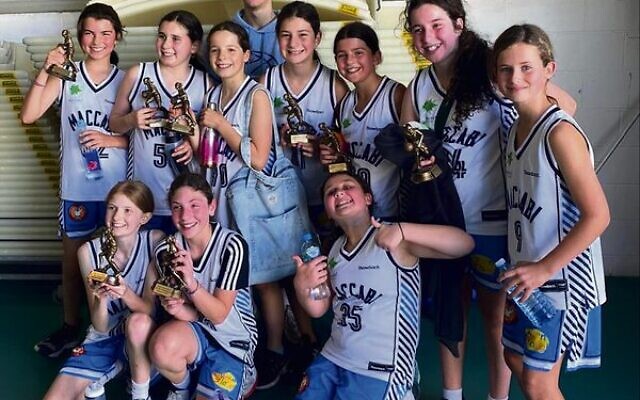 The Maccabi Pacers U12 girls' team. The Maccabi Pacers U12 girls' team.