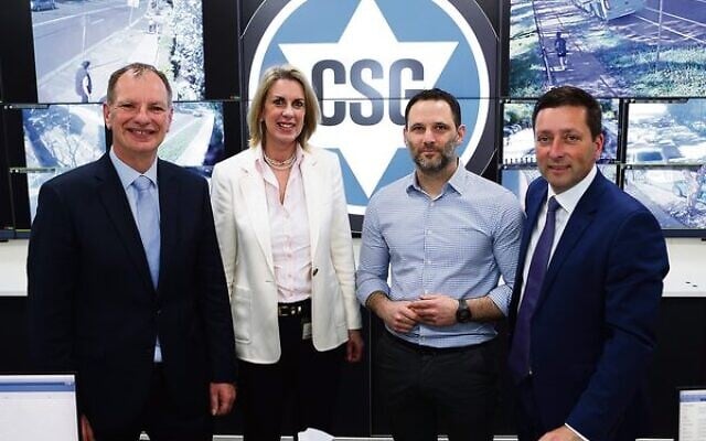 From left: David Southwick, Georgie Crozier, Justin Kagan, Matthew Guy. Photo: Peter Haskin From left: David Southwick, Georgie Crozier, Justin Kagan, Matthew Guy. Photo: Peter Haskin
