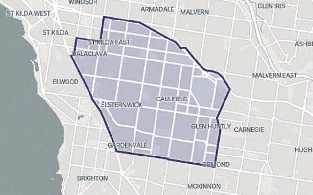 The Caulfield electorate. The Caulfield electorate.