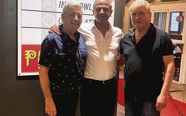 From left: Paul Myers, ambassador Amir Maimon, and Yababa owner Michael Lenga. From left: Paul Myers, ambassador Amir Maimon, and Yababa owner Michael Lenga.