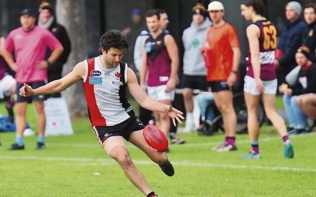 Jordan Cohen in action for the Jackas earlier this year. Photo: Peter Haskin Jordan Cohen in action for the Jackas earlier this year. Photo: Peter Haskin