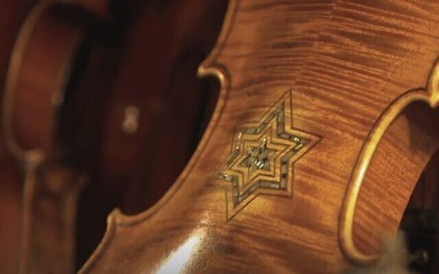 An instrument from the Violins of Hope collection. An instrument from the Violins of Hope collection.