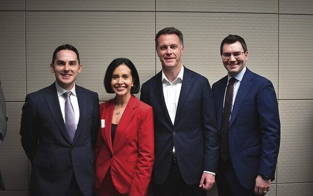 From left: JBD president David Ossip, Prue Car, Chris Minns, Darren Bark. From left: JBD president David Ossip, Prue Car, Chris Minns, Darren Bark.