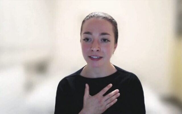 Jemima Montag speaking in the webinar. Photo: Screenshot Jemima Montag speaking in the webinar. Photo: Screenshot