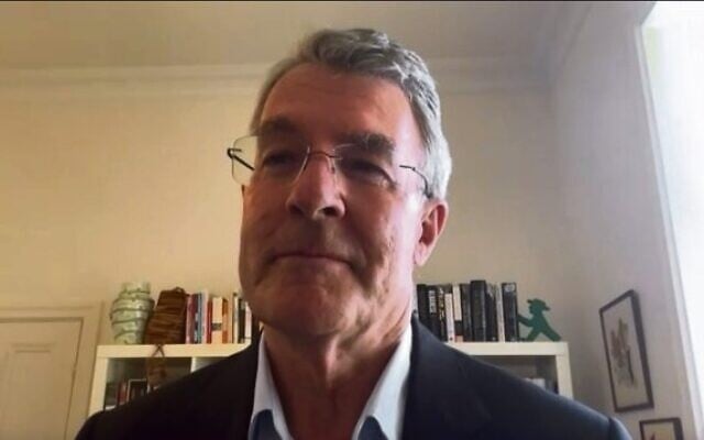 Mark Dreyfus addressing the ECAJ online AGM. Photo: Screenshot Mark Dreyfus addressing the ECAJ online AGM. Photo: Screenshot