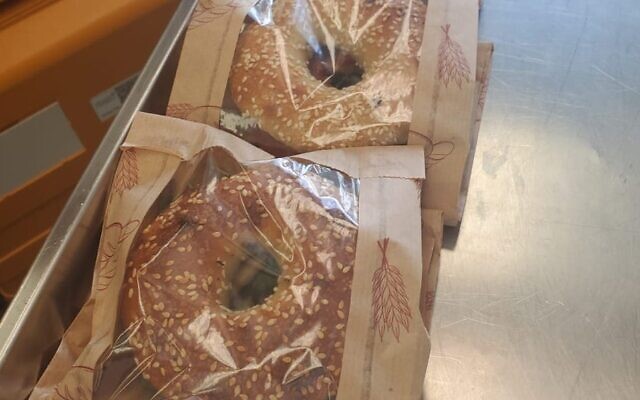 The bagels are being baked in a space provided by Qatar Airways. Photo: supplied Rabbi Marc Schneier The bagels are being baked in a space provided by Qatar Airways. Photo: supplied Rabbi Marc Schneier