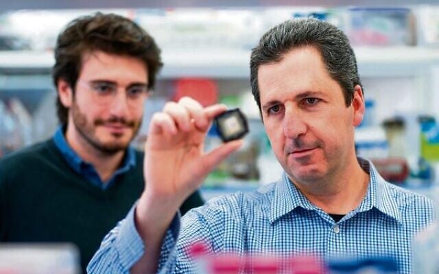 Professor Yaakov Nahmias (right) from the Hebrew University. Professor Yaakov Nahmias (right) from the Hebrew University.