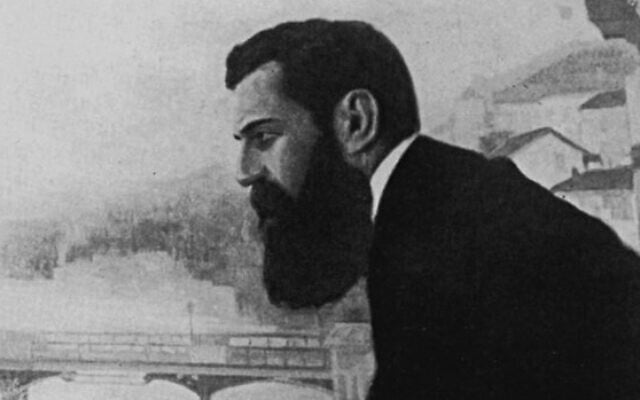 "A doer and dreamer". Theodor Herzl at the balcony of the Drei Konige Hotel, Basel, Switzerland, following the Fifth Zionist Congress. "A doer and dreamer". Theodor Herzl at the balcony of the Drei Konige Hotel, Basel, Switzerland, following the Fifth Zionist Congress.
