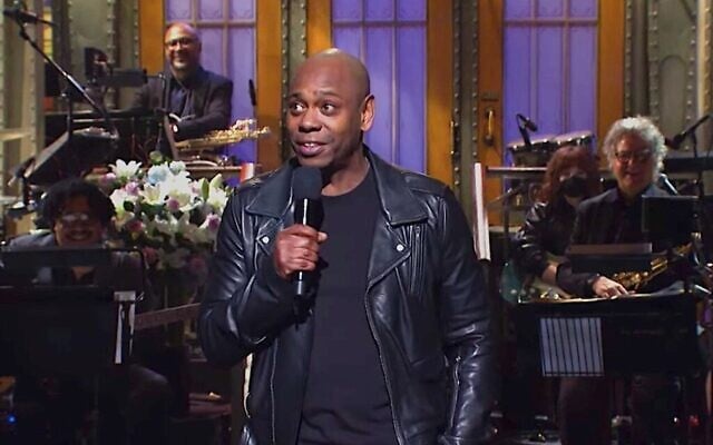 Dave Chappelle hosts Saturday Night Live, Nov. 12, 2022. Photo: NBC Universal Dave Chappelle hosts Saturday Night Live, Nov. 12, 2022. Photo: NBC Universal