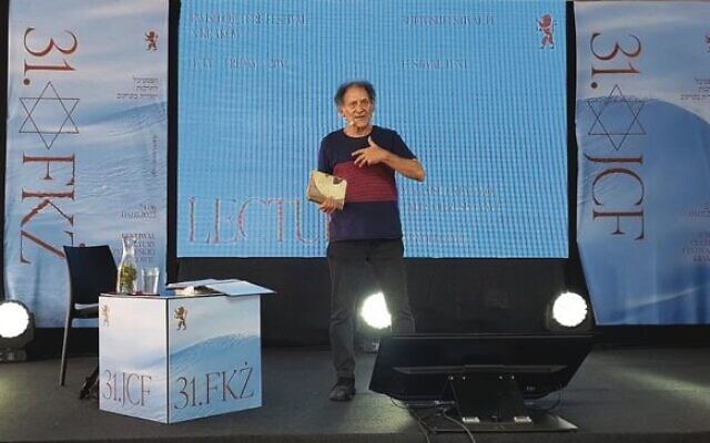 Arnold Zable performs Tales of Resistance at the Krakow Jewish Culture Festival during the YIVO study tour. Arnold Zable performs Tales of Resistance at the Krakow Jewish Culture Festival during the YIVO study tour.