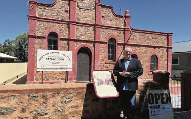 Walt Secord MP at Broken Hill Synagogue. Photo: Supplied. Walt Secord MP at Broken Hill Synagogue. Photo: Supplied.