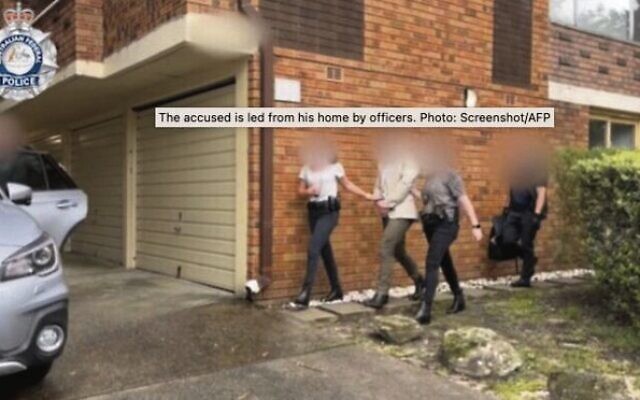 Cody Reynolds was arrested outside his Kensington home in March. Photo: Screenshot/AFP Cody Reynolds was arrested outside his Kensington home in March. Photo: Screenshot/AFP
