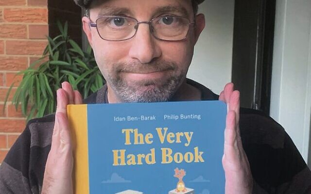 Idan Ben-Barak with his latest book. Idan Ben-Barak with his latest book.