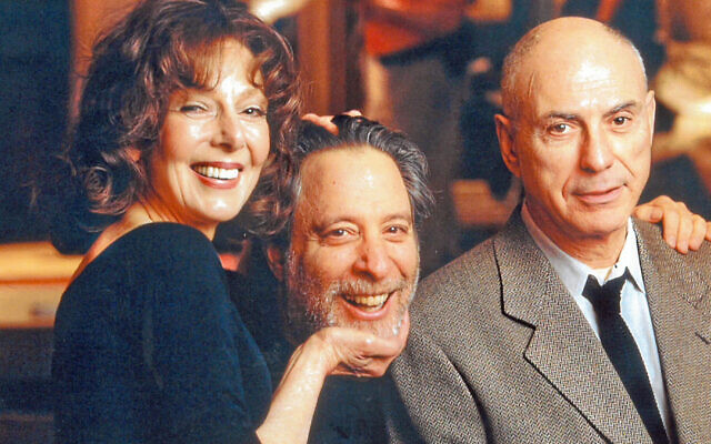 Julian Schlossberg, centre, is shown with Elaine May and Alan Arkin. Schlossberg's memoir looks back at all the celebrities he met — many of them Jewish — during his career as a prolific producer. Photo: Julian Schlossberg Julian Schlossberg, centre, is shown with Elaine May and Alan Arkin. Schlossberg's memoir looks back at all the celebrities he met — many of them Jewish — during his career as a prolific producer. Photo: Julian Schlossberg