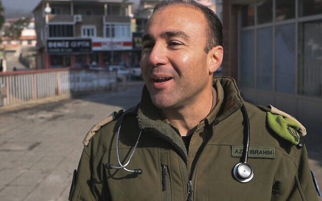 Lt. Col. Aziz Ibrahim, a nurse and a commander in the IDF Medical Corps. Photo: IDF Lt. Col. Aziz Ibrahim, a nurse and a commander in the IDF Medical Corps. Photo: IDF