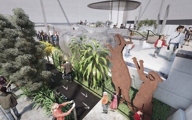 Artist's impression of Gandel Gondwana Garden. Photo: Museums Victoria. Artist's impression of Gandel Gondwana Garden. Photo: Museums Victoria.