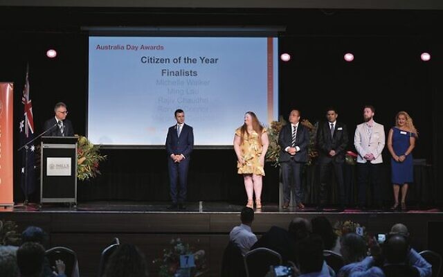 Michelle Walker (third from left) was named a finalist for Hills District Citizen of the Year. Michelle Walker (third from left) was named a finalist for Hills District Citizen of the Year.