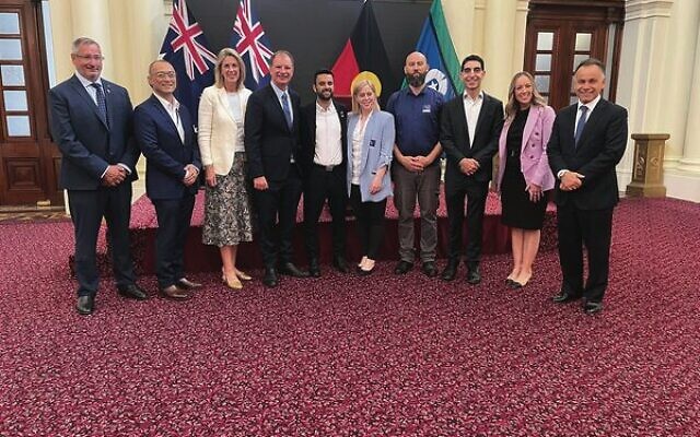 Pictured from left are John Berger, Trung Luu, Georgie Crozier, David Southwick, Yoseph Haddad, Emily Schrader, Amit Shteinhart, Paul Hamer, Renee Heath and John Pesutto. Pictured from left are John Berger, Trung Luu, Georgie Crozier, David Southwick, Yoseph Haddad, Emily Schrader, Amit Shteinhart, Paul Hamer, Renee Heath and John Pesutto.