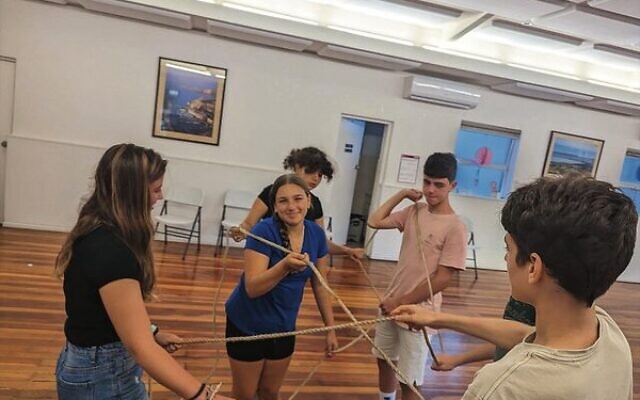 Members of the new Israeli Scouts East Sydney branch enjoying activities at the launch. Members of the new Israeli Scouts East Sydney branch enjoying activities at the launch.